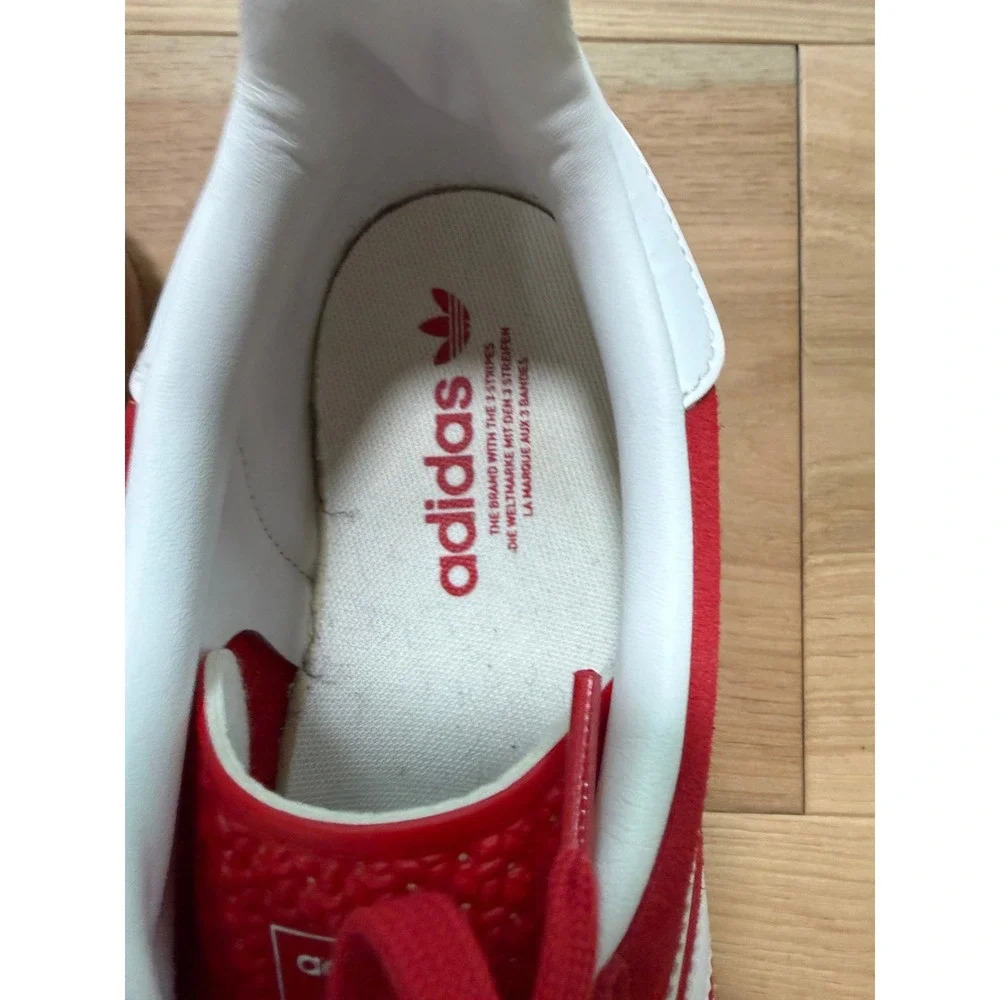 Adidas Gazelle Indoor Better Scarlet Sneakers Mens Size 11 Suede Low Top JI2063